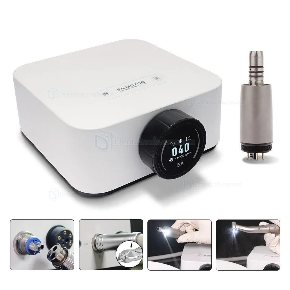 THREEH EA-MOTOR Micromotor dental port&aacute;til sin escobillas de 90W con LED